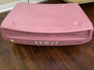 Vintage Disney Princess Dvd/vhs Combo Player Pink - - See Details