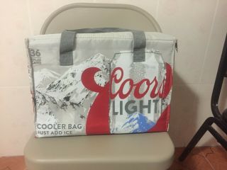 Coors Light The Insulated Cooler Bag - 36 Pack Handles Collapsible