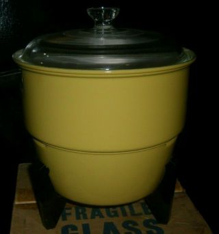 Vintage Munsey Mp3 Electric Popcorn Popper With Glass Lid,  Cord & Box
