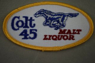 Colt 45 Malt Liquor - Embroidered Cap Patch Bs77