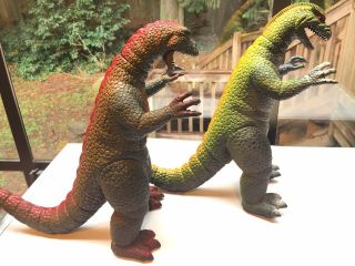 Vintage Godzilla Toy Figure Imperial Dor Mei Hong Kong 13” Action Figures 1980’s