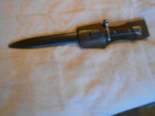 Wwi Austrian Model 1895 Steyr Bayonet Oewg Marked Blade And Scabbard W Frog