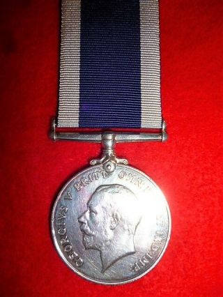 Royal Naval Long Service & Good Conduct Medal,  George V,  Hms Renown,  Died 1942