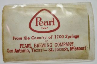 Rare Pearl Beer Advertising Mending/sewing Kit,  San Antonio Tx,  St Joseph Mo