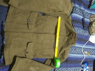 Wwi Ww1 Us Army Wool Uniform Jacket And Pants Transportation Corps