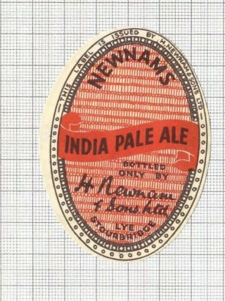 England,  Uk Newh.  Newmans & Sons Stoubridge India Pale Ale Beer Label C2441 116