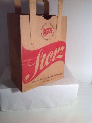 Vintage Beer Bag For Cans Or Bottles A Great Gift Bag For A Collector Storz