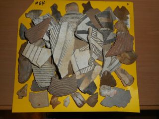 Anasazi Shards Pre - 1600 64 Scrappers Etc.  Box Full Arizona.