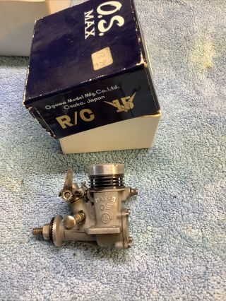 Vintage Os Max Ii 15 Rc Airplane Model Engine Shape Baffled Exhaust