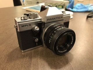 Pentacon Praktica MTL3 Vintage Film SLR Camera and Accessories 2