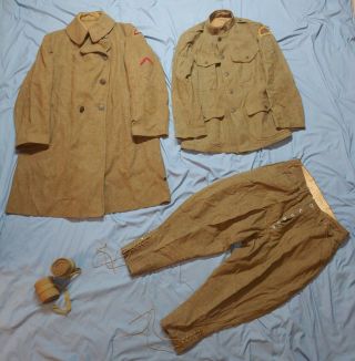 1918 Wwi Us Army/aef - 41st Inf.  Division Uniform Grouping Doughboy,  Infantry