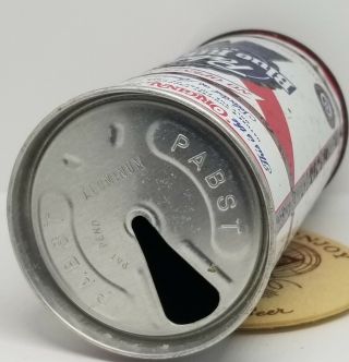1968 PABST BLUE RIBBON NO OPENER NEEDED PULL TAB BEER CAN MILWAUKEE WI 3