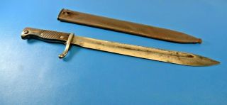 German Imperial Model 1898 /05 Butcher Bayonet Knife,  Scabbard Cito Sohn
