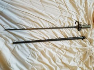 Wwi French Lebel Bayonet Model 1886 (scabbard)