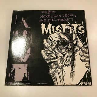 Vintage MISFITS Die Die My Darling Vinyl Press 1984 Plan 9: PL9 - 03 2