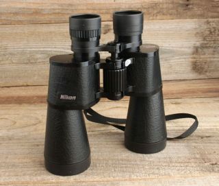 Vintage Nikon Owl II Binoculars 7x60 6.  2 Degree 2