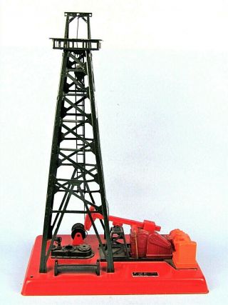 LIONEL OIL DERRICK & PUMPER GETTY OIL No.  2305 VINTAGE METAL TRAIN SET ACCESSORY 2