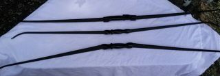 Vintage Collectors Metal Archery Bows,  3
