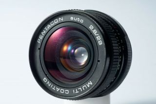 Pentacon 29mm F/2.  8 Vintage Mf Wide Angle Prime Lens M42 Exc - Soap Bubble Bokeh