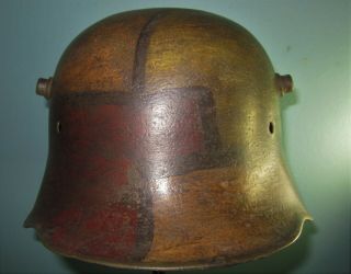 Repainted Orig German Ww1 Et64 Helmet Casque Stahlhelm Casco Elmo 盔 шлем 1gm 1wk