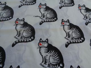 Vintage B.  Kliban Kiss A Cat Twin Flat Sheet