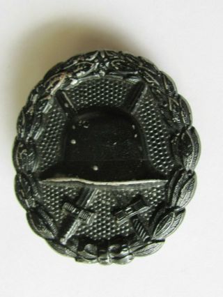 Ww I German Military Wound Badge Pin Black Finish Version