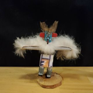 Native American Kachina Doll Eagle Handmade Navajo Indian Artist Signed Approx