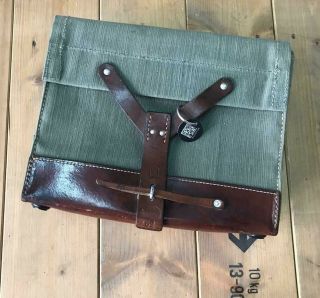 1962 Vintage Swiss Army Military Ammo Bag Bicycle Pannier