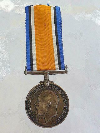 Wwi British War Medal Silver 1914 To Lieutenant William Ross Merchantile Marine