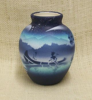 Cedar Mesa Native American Handmade And Painted Navajo Pottery Native Dream Jar