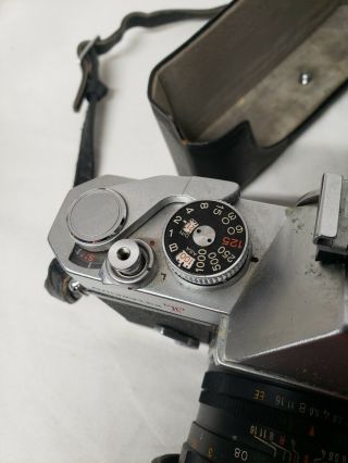 Vintage Konica Autoreflex T 35mm Camera & 57mm f/1.  4 Hexanon lens 3