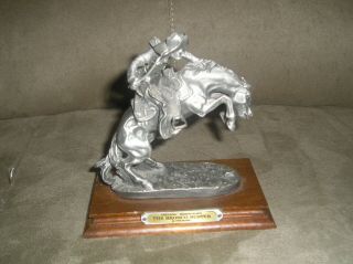 The Bronco Buster Frederic Remington 1987 Cowboy Statue Limited Ed.  777 Of 2500