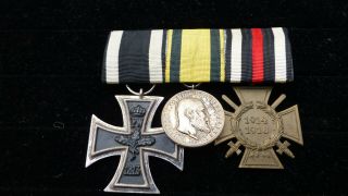 Ww1 German Iron Cross Medal Group