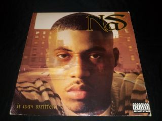 Nas It Was Written LP 1996 US Pressing Vtg Sony 12 