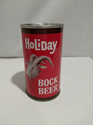 Holiday Bock Beer Can From Wisconsin