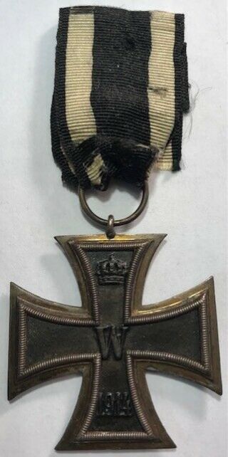 Wwi 1813 - 1914 German Iron Cross Medal 2nd Class Marked.  800