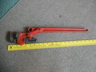 Vtg Nos Ridgid Two Compound Leverage Pipe Wrench Plumbers Retirement Tool