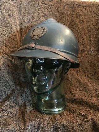 World War 1 Adrean Helmet With American Shield