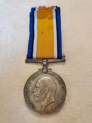 Wwi Canadian Army Silver War Medal,  C.  F.  A.