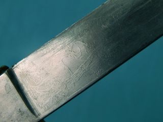 German Germany WW1 Stag Engraved Hunting Dagger Short Sword Knife w/ Scabbard 4