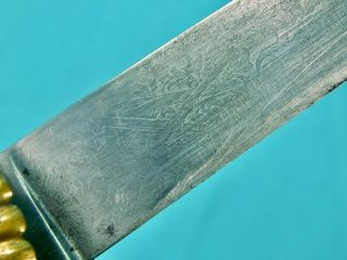 German Germany WW1 Stag Engraved Hunting Dagger Short Sword Knife w/ Scabbard 5