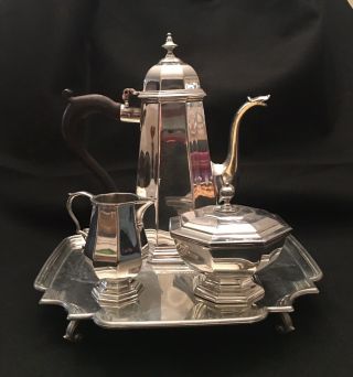 Kirk Stieff Procter & Gamble Company Retirement Gift Pewter Tea Or Coffee Set
