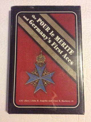 Ww1 German Pour Le Merite & Germanys First Aces Signed & Numbered Mc