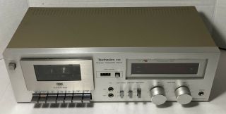 Vintage Technics Rs - M8 Cassette Player / Recorder 1980 Fully Functional Mic/line