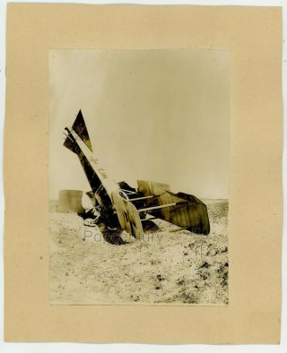 Photograph Ww1 1910s German Planes Testing Crashes Albatros Flugzeugwerke? Photo