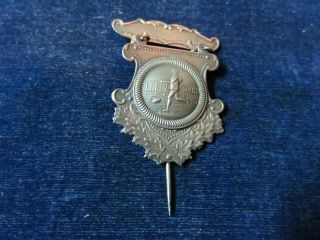Orig Pre Ww1 Sterling Silver Medallion " Indian Head Tournament 1903 "