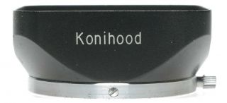 Konihood Vintage Universal Lens Clip On Shade Hood In Pouch
