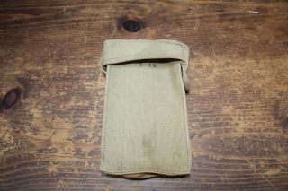 Wwi Us Army Military Device Rock Island Arsenal Canvas Ammo Pouch Ria 7 - 19