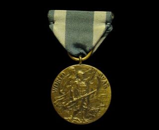 Wwi Ww1 Us York Ny State World War One Service Medal 35025 - Army Navy Usmc
