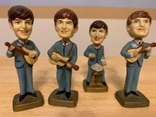 The Beatles Vintage Bobble Head Cake Topper Figures